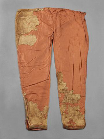 Skjoldeham trousers bog find from 11th century now situated in Skjoldam Tromso Museum