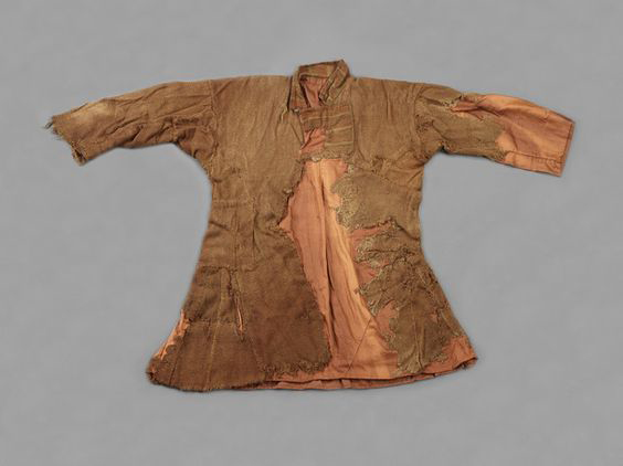 Skjoldeham shirt bog find from 11th century now situated in Skjoldam Tromso Museum