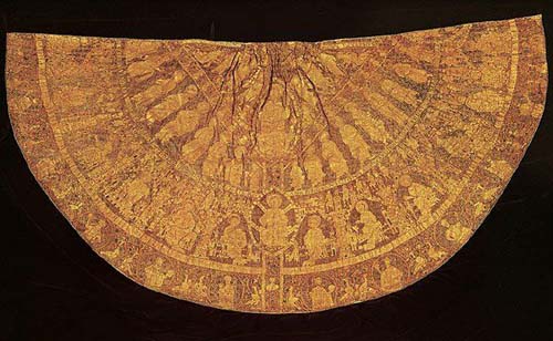 Mantle of Stephan used for his coronational ceremony in 1031, Magyar Nemzeti Museum, Budapest