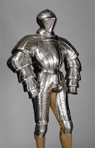 Costume armour belonging to Wilhelm von Roggendorf, ca 1525, Kunsthistorische Museum Vienna