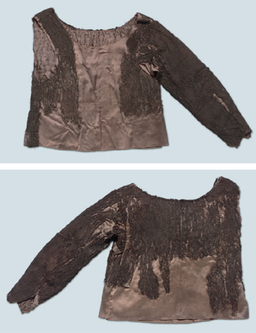 Herjolfsnes No. 58. pleated garment, late 14th century, National Museum of Denmark, Copenhagen.