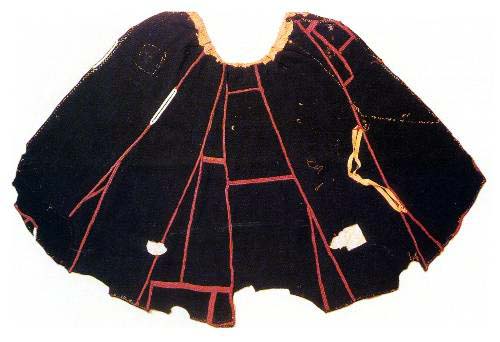 St. Birgitta cloak from late 14th century is situated in Statens historiska museum