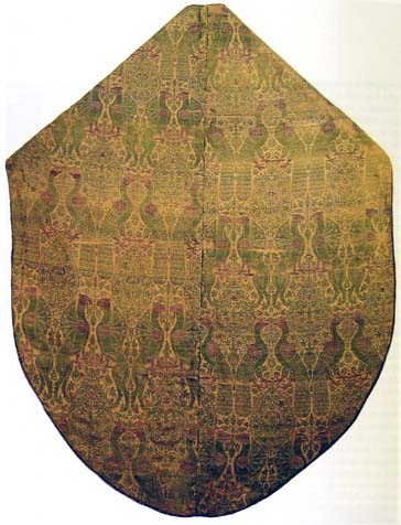 Chasuble 1st half of 14th century, Musee fur Kunst und Kulturgeschichte der Hansestadt, Lubeck