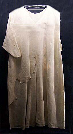 Shirt of St. Luis - from 13th century is shown in Notre Dame Cathedral Treasury, Paris