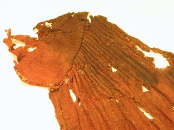 Uvdal Dress - part of woman clothing found in grave No.33 in Uvdal, Stave Church (Norway). End of 14th century.