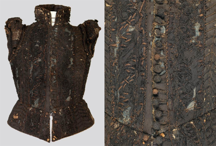 Španěslký doublet, přibližně z let 1570-80, Germanische National Museum, Norimberg