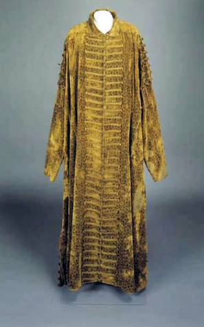 Coat of Rudolf II made of taffeta (1612), Prague castle.