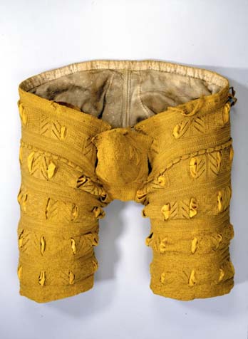 Knited breeches belonged to August von Sachsen (1552 - 55). Rustkammer, Dresden