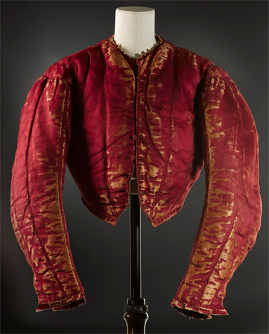 Doublet zřejmě italského původu z let 1550-60. National Museum of Scotland.