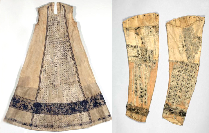 Inner dress from 1580, deposited in Germanisches National Museum, Nurmberg. 