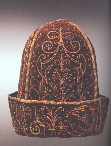 Hat of duke Philipe II. made before 1618. Deposited in Museum Narodowe in Szczecinie.