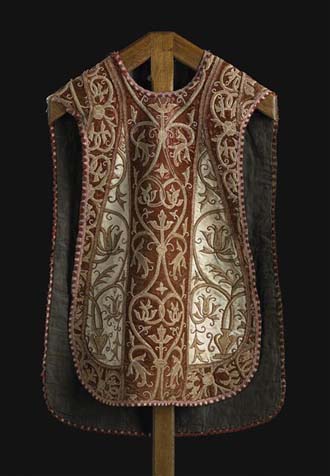 Chasuble Italian provenance, Ecouen, Musée national de la Renaissance, 16th century