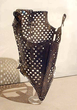 Iron corset, from 16th century belongs to Museo Stibbert, Florence