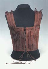 Bodice, late 16th century, Castle Church Sarospatak, Hungary