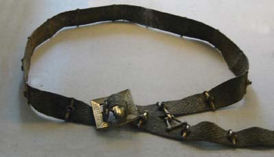 Belt of Erik of Pomerania (+1459), but probably belonged to woman, National Museet, Denmark