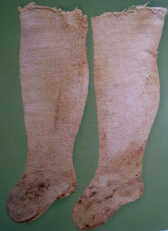 Boy's stocking mid 16th century, San Domenico Maggiore, Naples