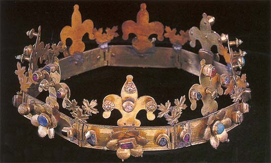 Crown belonged probably to Margaret (13th century), Hungarian National Museum, Budapest